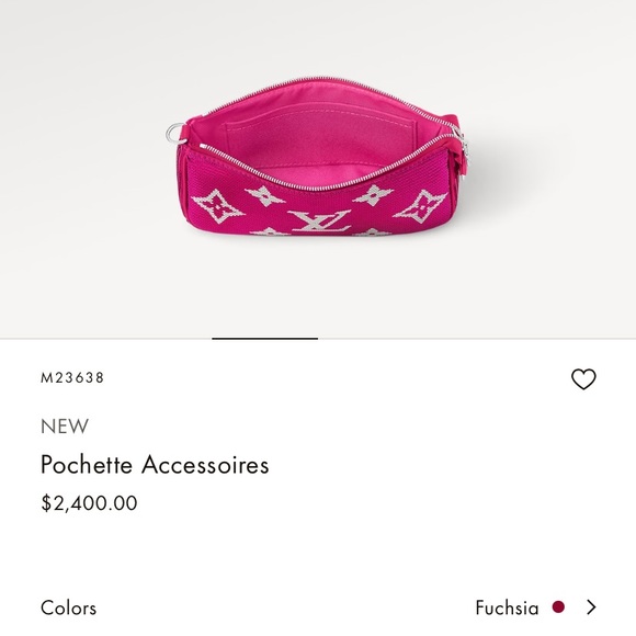 1️⃣2️⃣0️⃣0️⃣ Brand new authentic Louis Vuitton pouchette - Picture 2 of 7